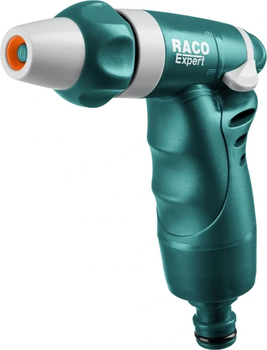 Поливочный пистолет, 481C, плавная регулировка, пластиковый с TPR, RACO 4255-55/481C — фото 1