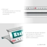 Усиленная алюминиевая линейка со стальной направляющей, 2.0 м, KRAFTOOL KRAFT-LINE 34275-200 — фото 5