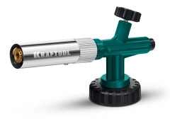 Газовая горелка на баллон, KRAFTOOL KG-1000 цельнометаллическая с пьезоподжигом 55514