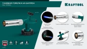 Газовая горелка на баллон, KRAFTOOL KG-1000 цельнометаллическая с пьезоподжигом 55514 — фото 7