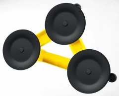Стеклодомкрат на присоске, 140 кг, пластмассовый, тройной, STAYER MAXLift 33718-3