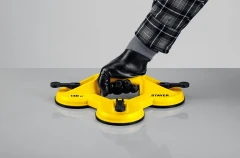 Стеклодомкрат на присоске, 140 кг, пластмассовый, тройной, STAYER MAXLift 33718-3