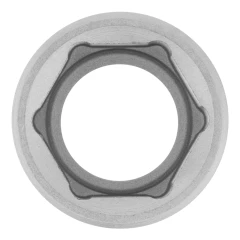 Головка торцевая, 15 мм, шестигранная, CrV, под квадрат 1/2 Stels 13826
