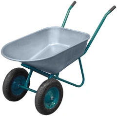 Тачка строительная двухколесная, 100 л, грузоподъемность 200 кг FIT 77552