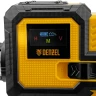Лазерный уровень мультипризменный DLV-360-3T, 30 м, зеленый луч, Li-Ion 2,4 Aч, штатив Denzel 350805 — фото 12
