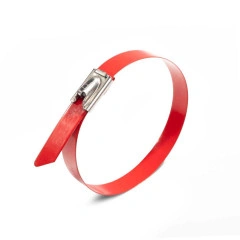 Стяжка стальная (красн) СКС-П (316) 7.9х400 Fortisflex 83076