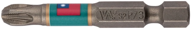 Биты WP, сталь S2, с насечкой, 50 мм PZ3, 10 шт. 57598 — фото 1