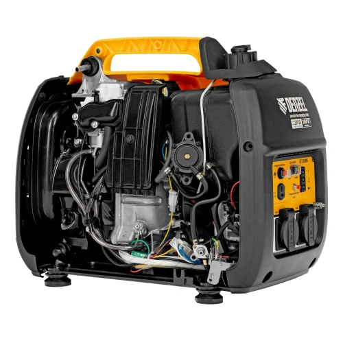 Генератор инверторный GT-2200iS, 2.2 кВт, 230 В, бак 4 л, закрытый корпус, ручной старт Denzel 94702 — фото 22