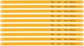 Полотна ножовочные по металлу 300х12 мм, инструментальная сталь, 10 шт. (18 ТPI) КУРС 40114 — фото 5