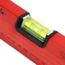 Уровень алюминиевый, 400 мм, 3 глазка, красный, линейка Matrix 33220 — фото 7