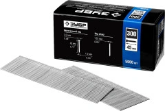Гвозди тип 300 (47/J/F), 45 мм, калибр 18GA. 5000 шт., ЗУБР 31830-45