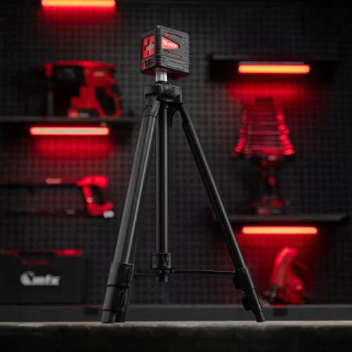 Лазерный уровень QBC RED Pro SET, 10 м, красный луч, батарейки, штатив MTX 350105 — фото 21