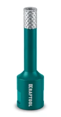 Вакуумная алмазная коронка по керамограниту, М14, KRAFTOOL VS DIAMOND d 6 29890-06