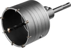 Коронка по бетону с оснасткой, 80 мм, SDS - Plus, 8Т, СИБИН 29216-80