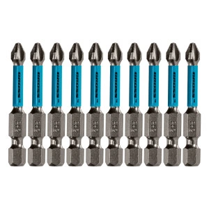 Бита торсионная PH2 x 50 мм, для ударных шуруповертов, 10 шт. Gross 11493