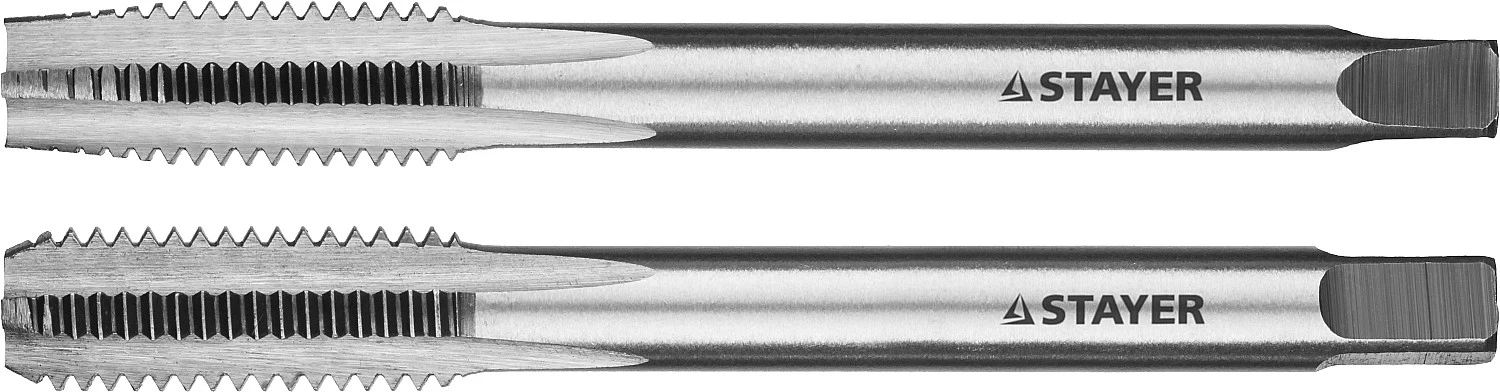 Комплект метчиков, 2 шт, STAYER M8 х 1.25 28025-08-1.25-H2 — фото 1