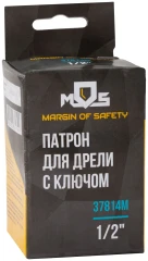 Патрон для дрели с ключом 1/2" (1,5-13 мм) MOS 37814М