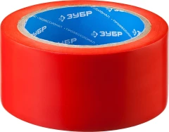 Разметочная клейкая лента, 50 мм, 25 м, красная, ЗУБР 12244-50-25
