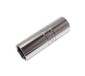 Головка свечная 1/2" 16мм 6-гранная с резиновым фиксатором JTC-46516