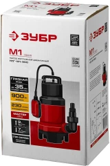 Дренажный насос для грязной воды, 900 Вт, ЗУБР НПГ-М1-900