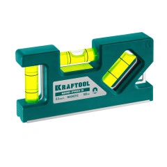 Магнитный компактный уровень, 100 мм, KRAFTOOL Mini-Pro 3 34861-010