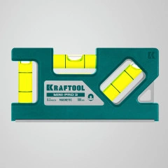 Магнитный компактный уровень, 100 мм, KRAFTOOL Mini-Pro 3 34861-010
