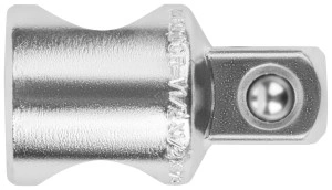 Переходник для воротка CrV 3-х направленный 1/2"- 3/8"-1/2" FIT 62650