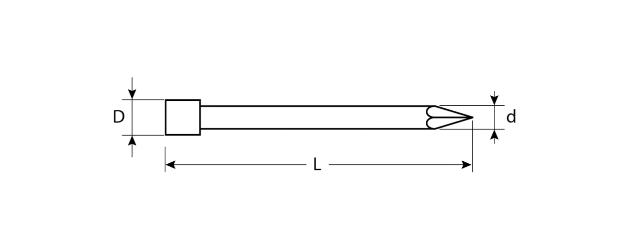 Финишные гвозди, 30 x 1.8 мм, цинк, 5 кг, ЗУБР 305310-18-030 — фото 2