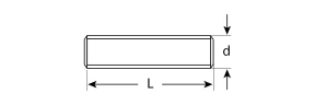 Резьбовая шпилька, кл. пр. 4.8, М12 х 2000 мм, цинк, 1 шт, ЗУБР DIN 975 4-303350-12-2000 — фото 2