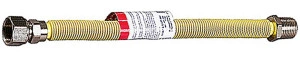 Растяжная сильфонная подводка, 1/2", 0.5 - 1 м, гайка-штуцер, ЗУБР 51007-G/S-050-100