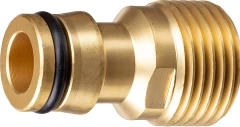 Штуцерный адаптер, 1/2", с внешней резьбой, из латуни, GRINDA BE-12 8-426115