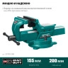 Кованые стальные тиски, с регулировкой компенсации люфта, KRAFTOOL FORGE--155/200 32700-200 — фото 3