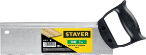 Ножовка для стусла c обушком, 300 мм, STAYER Fine 1536-30_z01