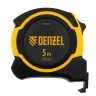 Рулетка 5м х 19мм, двухкомп. корпус, магнитный обрезиненный зацеп Denzel 31531 — фото 2