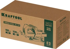 Кованые стальные тиски, с регулировкой компенсации люфта, KRAFTOOL FORGE--180/230 32700-230