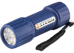 Фонарь светодиодный, синий корпус с мягким покрытие, 9 Led, 3 х ААА Stern 90513