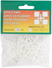 Крестики для кафеля 1,5 мм, 100 шт. АМЕГО 16715