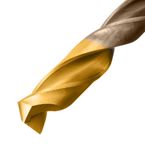 Набор сверл по металлу, 1-10 мм, Р6М5К8-TiN, Golden Tip, 10 шт Denzel 723005 — фото 5