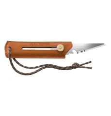 OLFA WORKS BK1 CAMEL BUSHCRAFT KNIFE многоцелевой нож со сменным лезвием с чехлом OW-BK1L-CL