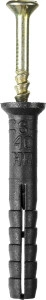 Дюбель-гвоздь, 6 х 40 мм, потайной бортик, 125 шт, STAYER 30645-06-040