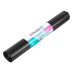 Пакеты для мусора 240 л x 10 шт., ПВД особопрочные черные, длинный ролик, Home Palisad PALISAD Home 927305