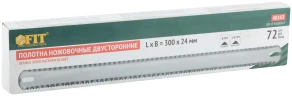 Полотна ножовочные металл/дерево (24 TPI / 8 TPI), каленый зуб, широкие двусторонние, 300х24 мм, 72 шт. FIT 40163 — фото 3