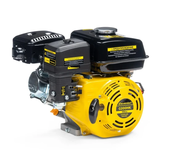 Двигатель (6,5лс/4,8кВт 196см3 19мм шпонка 15,4кг) Champion G200HK — фото 4