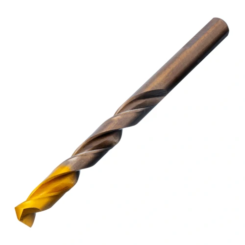 Набор сверл по металлу, 1-10 мм, Р6М5К8-TiN, Golden Tip, 19 шт Denzel 723008 — фото 4