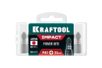 Ударные биты, 25 мм, 10 шт, KRAFTOOL Impact PH 2 26191-2-25-S10 — фото 2