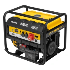 Генератор бензиновый PS 80 E-3, 6.6 кВт, 400 В, 25 л, электростартер Denzel 946954