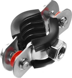 Трубный хомут с гайкой, 3/8", цинк, 10 шт, ЗУБР 37850-15-19