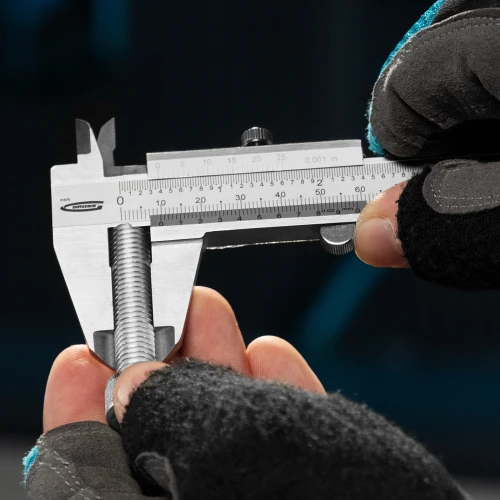Штангенциркуль, 150 мм, 0.02 мм, нержавеющая сталь, с глубиномером Gross 31670 — фото 8