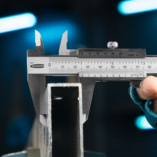 Штангенциркуль, 150 мм, 0.02 мм, нержавеющая сталь, с глубиномером Gross 31670 — фото 10