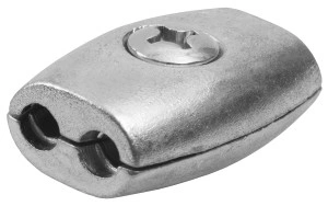 Зажим троса, 5 мм, 15 шт, ЗУБР Бочонок 4-304455-05